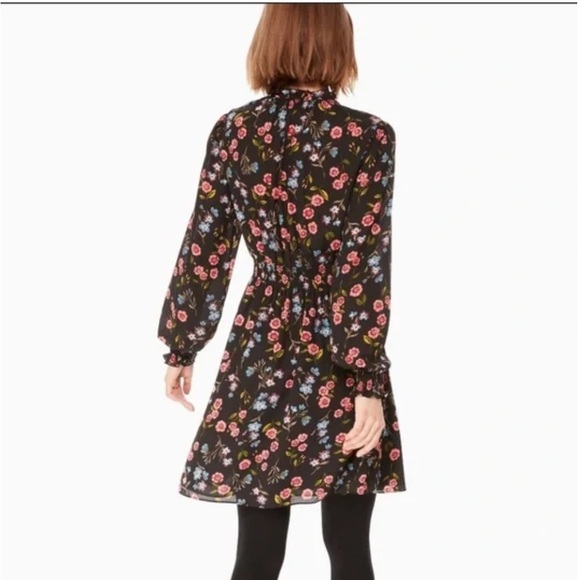 Kate spade ♠️ meadow smock waist dress size XS EUC - Picture 3 of 11